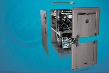 Ruud furnace unit installed by Conner's Cold Services
